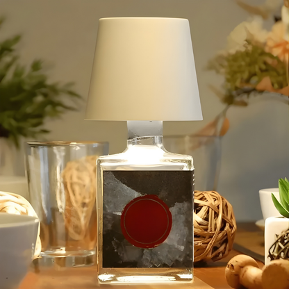 Tafellamp Fleslamp Draadloos Metaal Dimbaar LED Licht