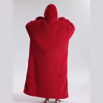 Hoodie Deken Oversized Warm Fleece Draagbare Plaid