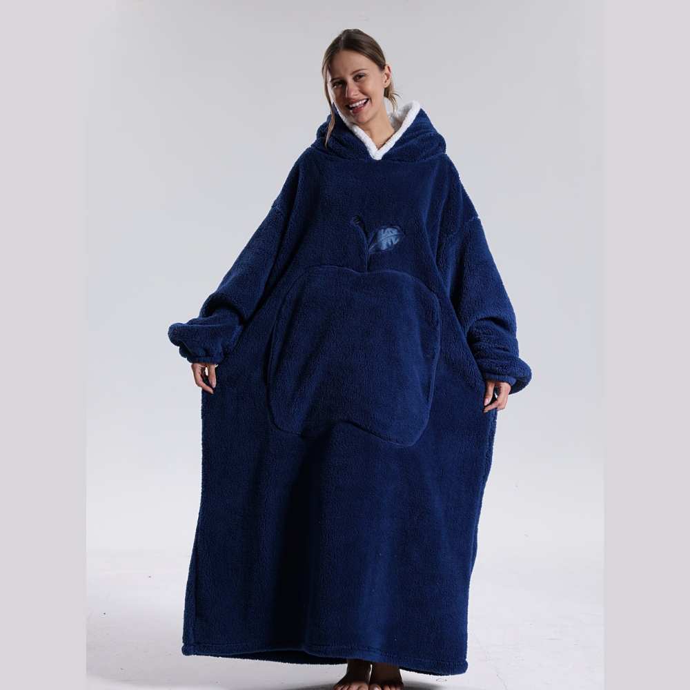 Hoodie Deken Oversized Warm Fleece Draagbare Plaid
