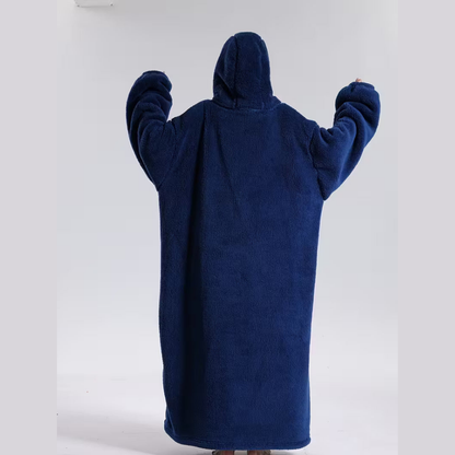Hoodie Deken Oversized Warm Fleece Draagbare Plaid