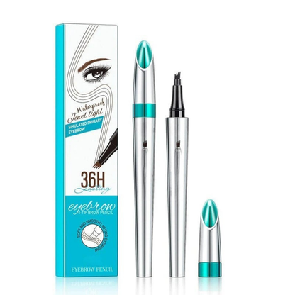 Wenkbrauw Make-up Microblading Pen 4-Punt Tip Waterdicht