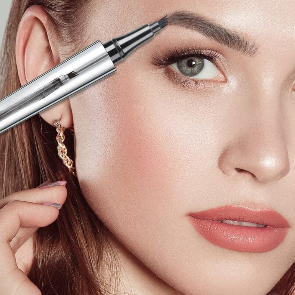 Wenkbrauw Make-up Microblading Pen 4-Punt Tip Waterdicht