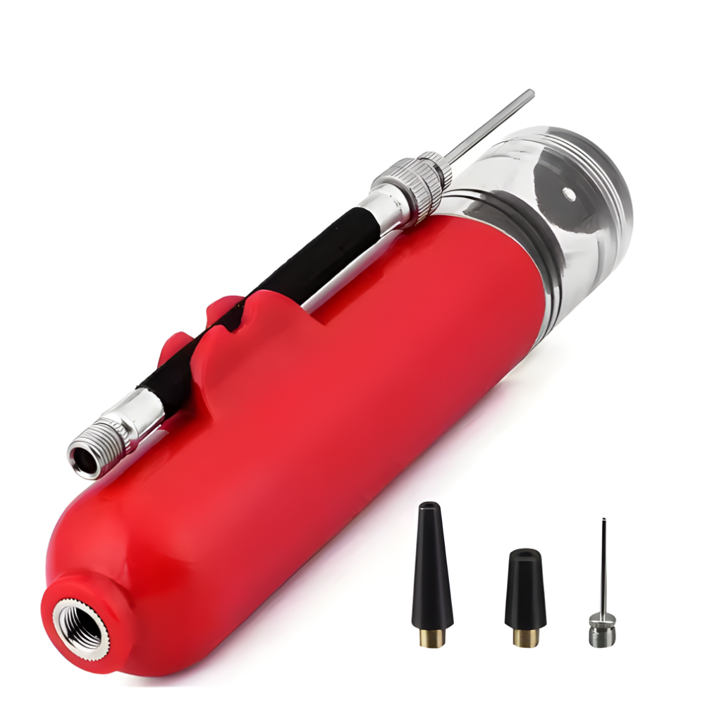 Ballenpomp Sport Dubbele Actie Naaldset Draagbaar Inflator