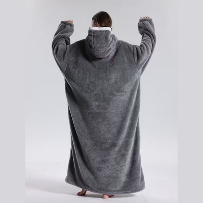 Hoodie Deken Oversized Warm Fleece Draagbare Plaid