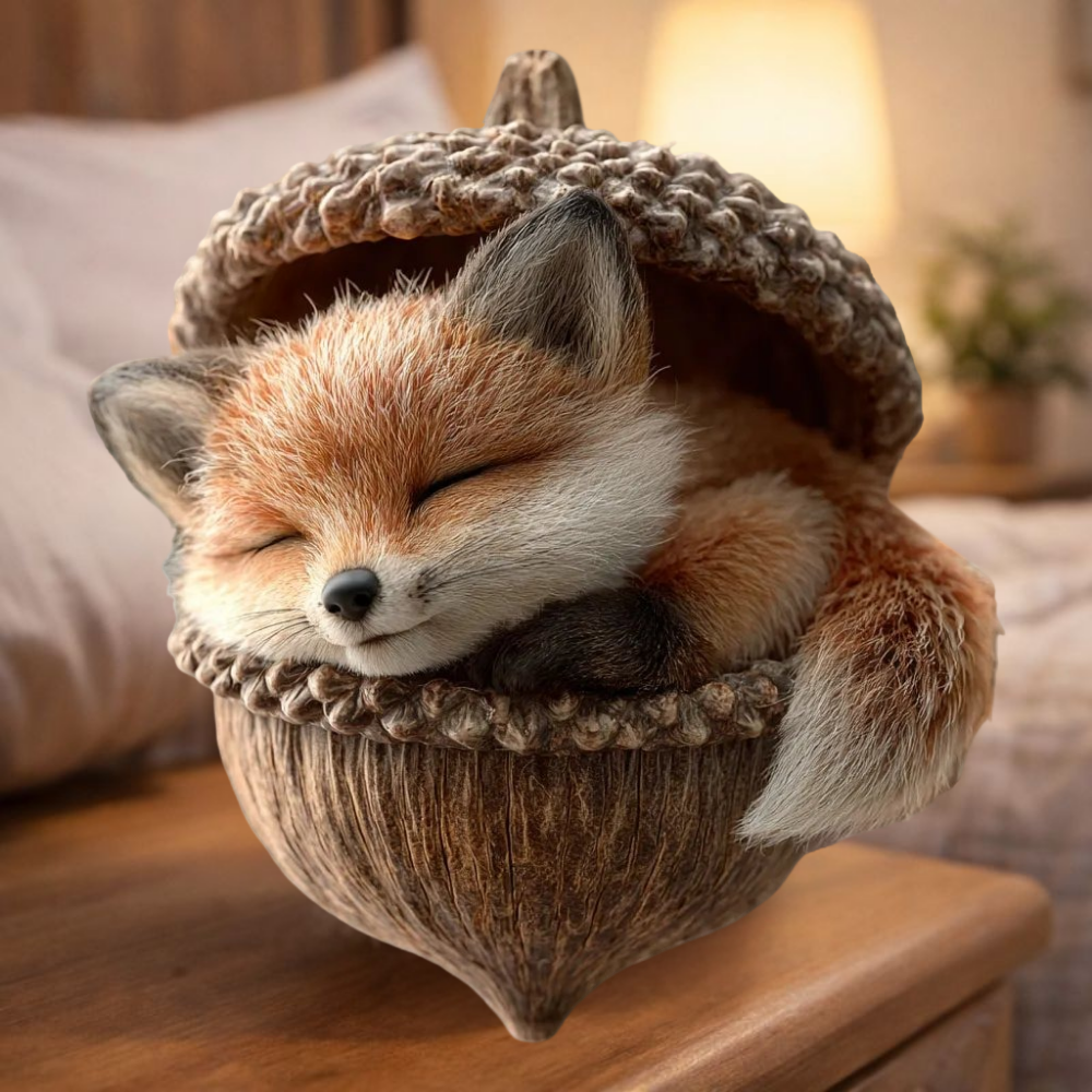Knuffel Decoratie Slaapkonijn Pluche Eikel Vorm Interieur Accent