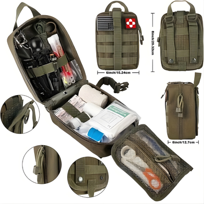 EHBO Kit Survival Noodset Outdoor Molle Tas Camping