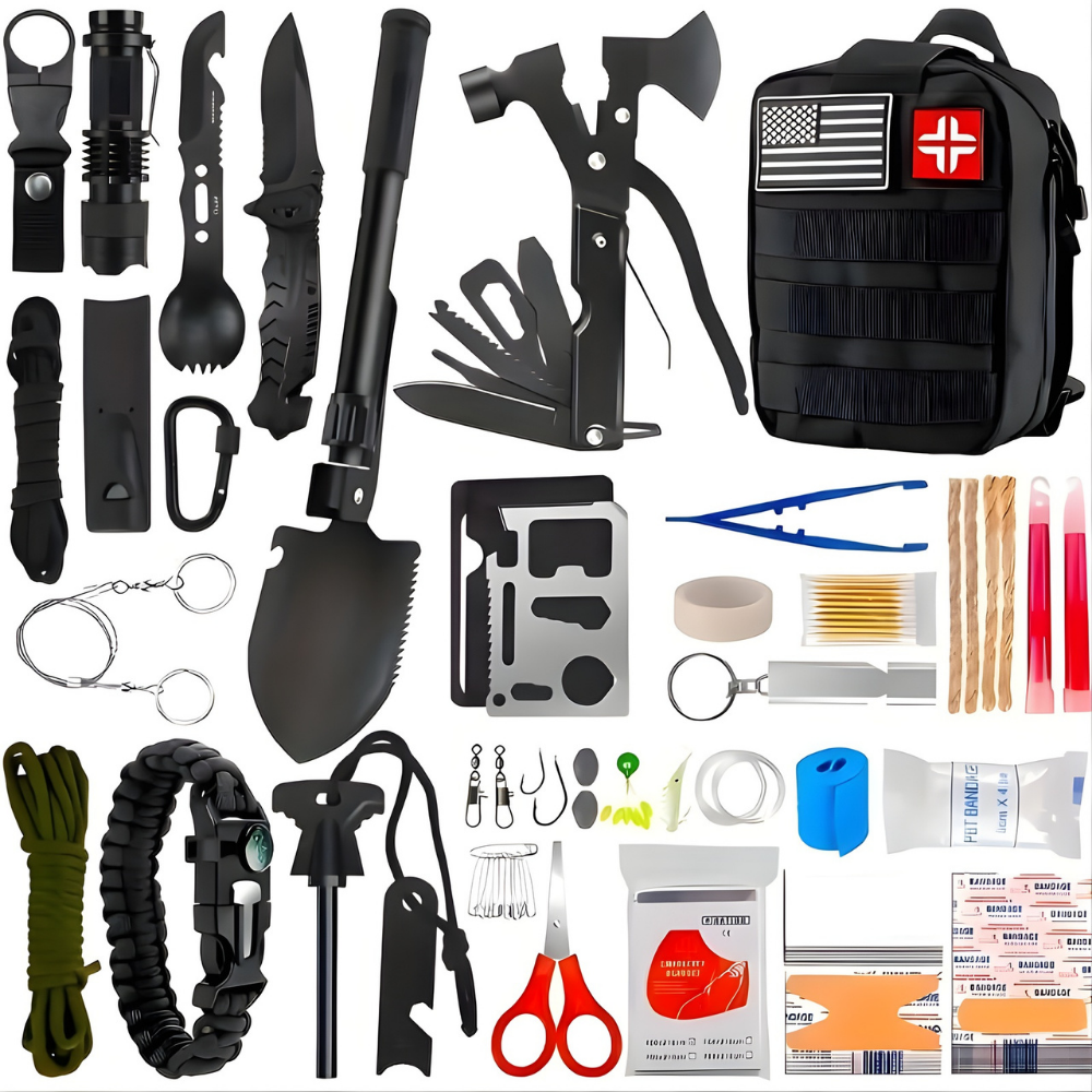 EHBO Kit Outdoor Survival Noodset Molle Rugtas Camping