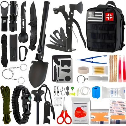 EHBO Kit Outdoor Survival Noodset Molle Rugtas Camping
