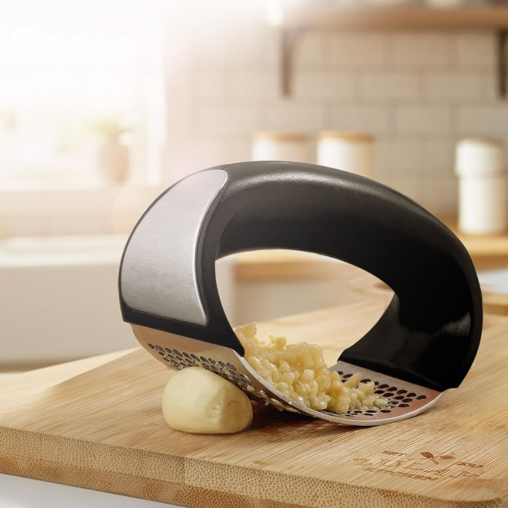 Knoflookpers Ergonomisch RVS Handmatig Keukengerei