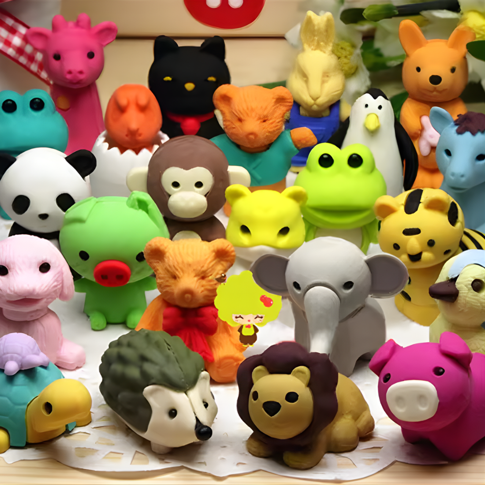 Dieren Gummen Mini Puzzel Educatief Speelgoed Kinderen