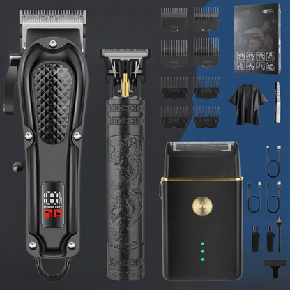 Haartrimmer Set Draadloos Professioneel Baard Haar Verzorging