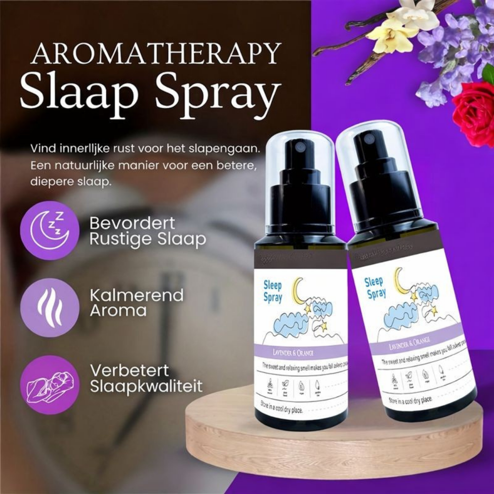 Diepe Slaapkussenspray Lavendel Essentiële Olie Nachtverzorging