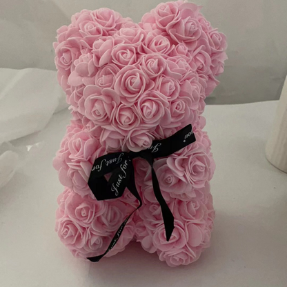 Decoratie Moderne Rozenbeer Kunststof Cadeaufiguur