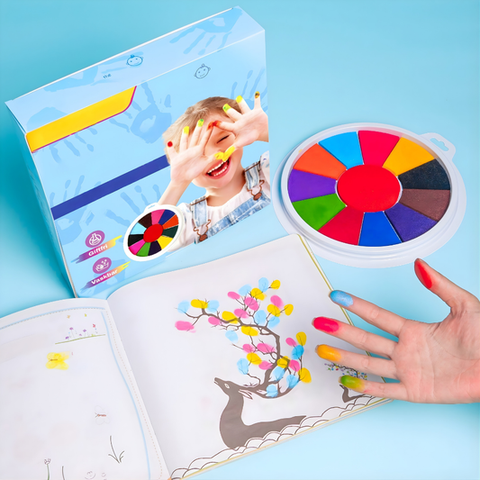Vingerverf Kinderen Kleurboek Creatieve Verfset Speelgoed