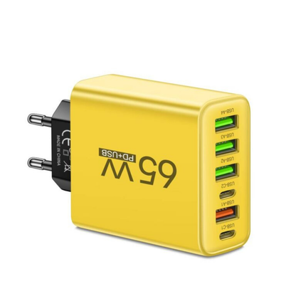 Usb Oplader Snellader 65W Zespoorts Thuis Kantoor Reizen