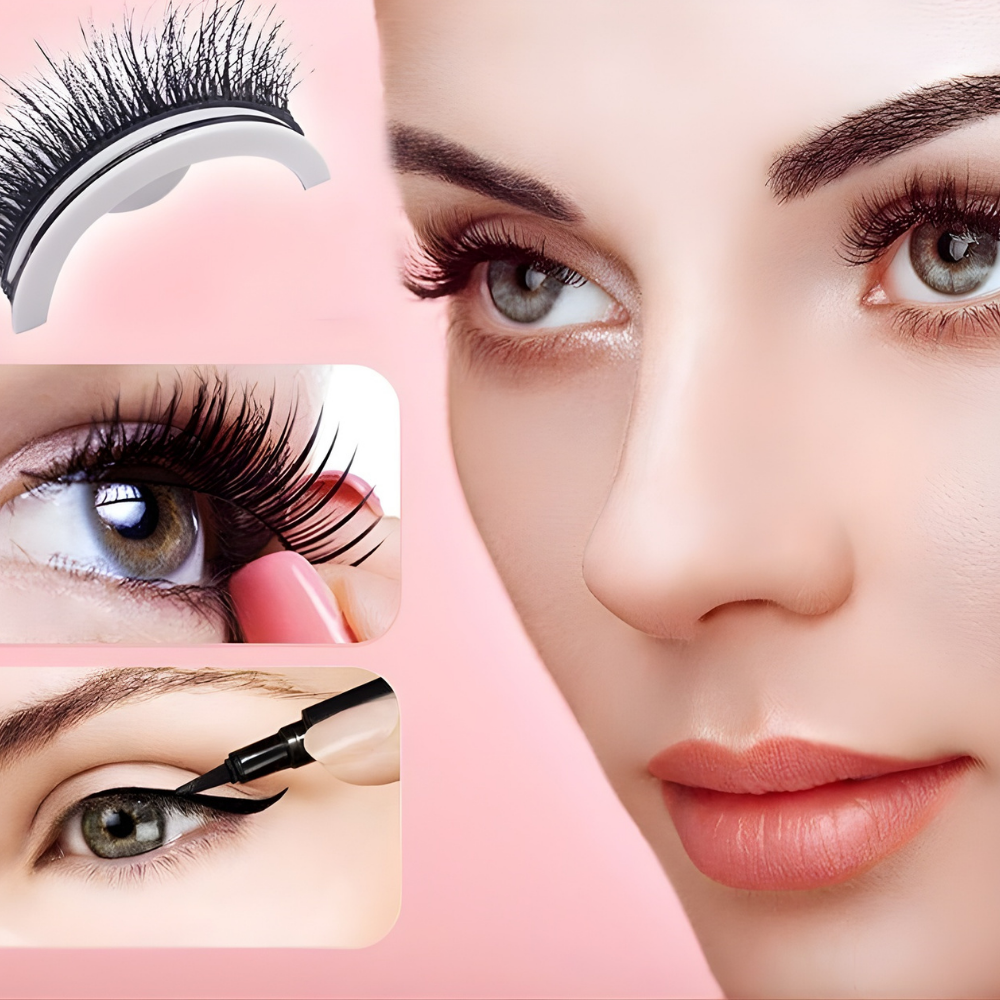 Wimpers Kunstwimpers Zelfklevend Herbruikbaar Natuurlijke Look