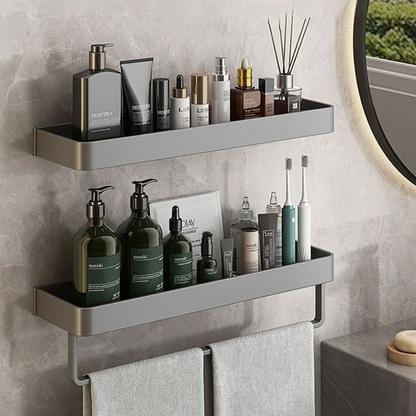 Wandrek Badkamer Aluminium Minimalistisch Opbergrek