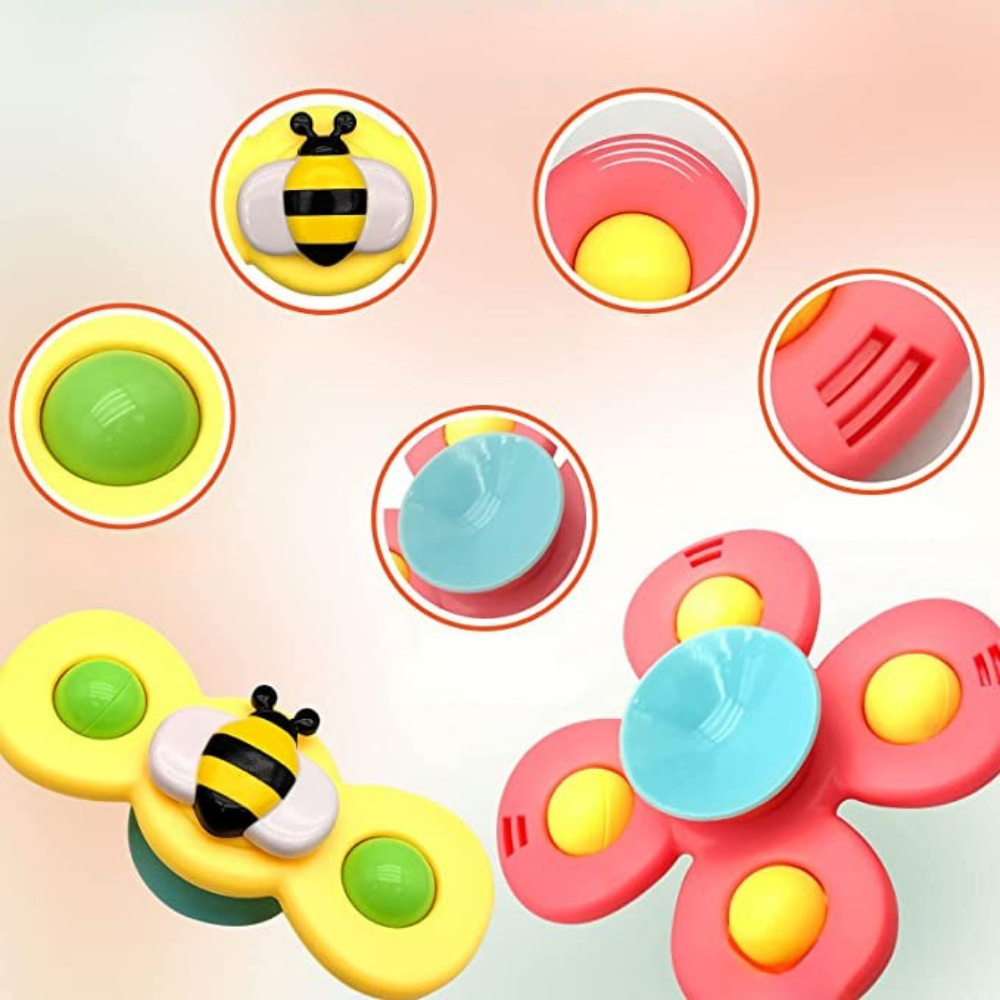 Speelgoed Zuignap Spinner Sensorisch Bad Speelgoed Baby