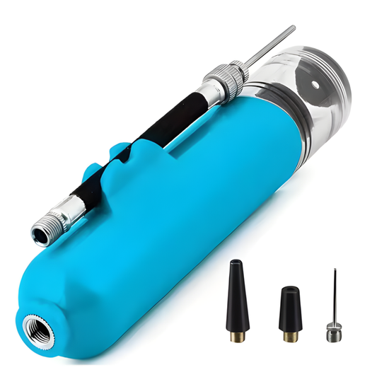 Ballenpomp Sport Dubbele Actie Naaldset Draagbaar Inflator