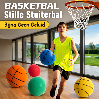 Basketbal Stil Trainingsbal Indoor Geluidloze PU Sportbal