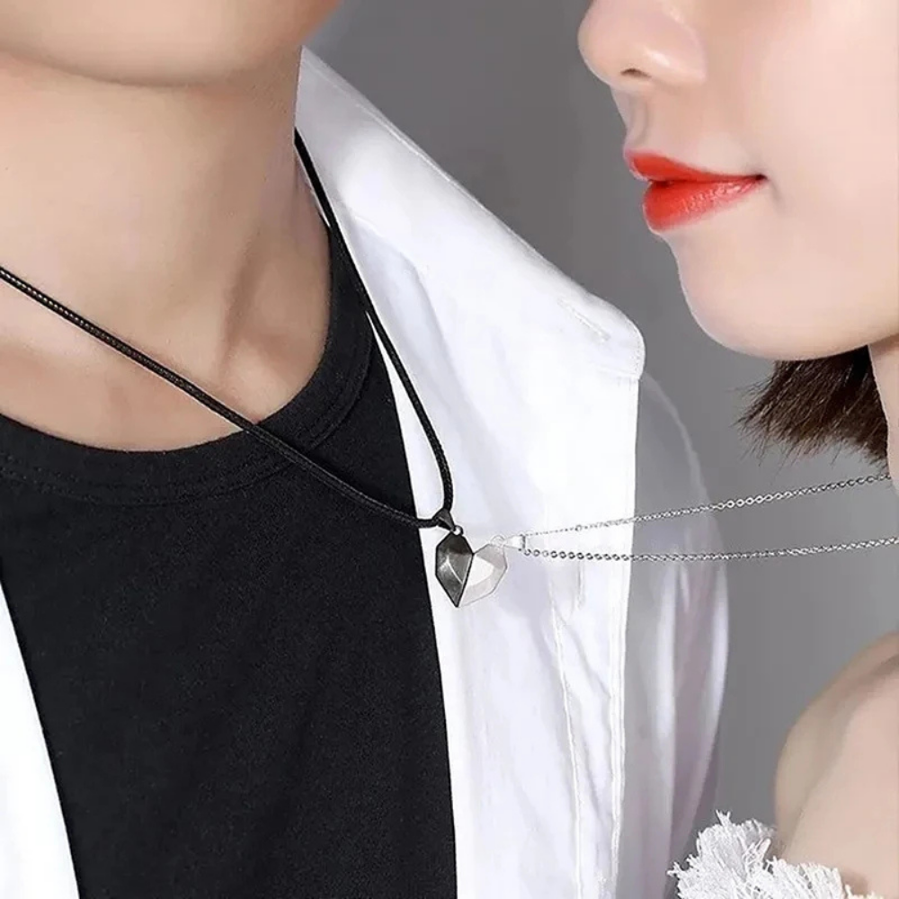 Ketting Koppel Hart Magnetisch ECG Sieraad