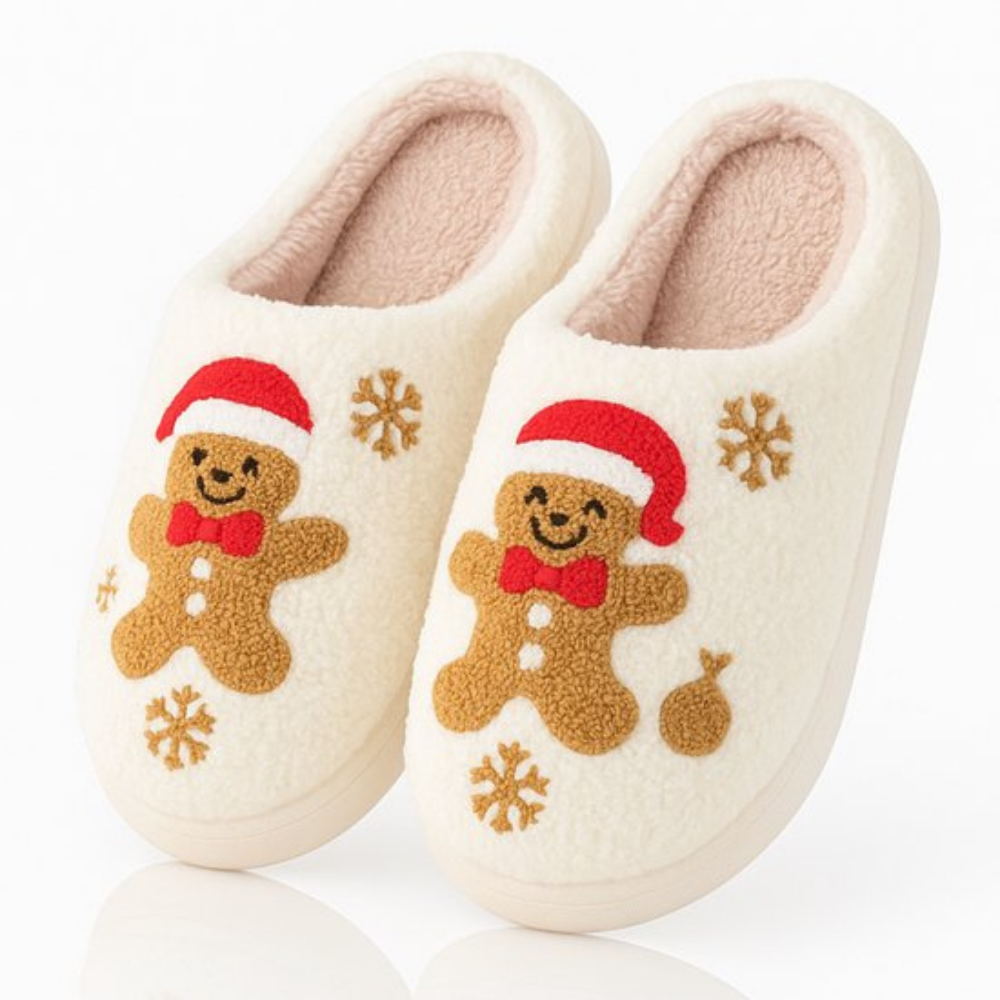 Pantoffels Dames Fleece Warm Hartdesign Valentijnsdag