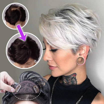 Haarstukje Haar Topper Clip Natuurlijk Volume Haarstuk