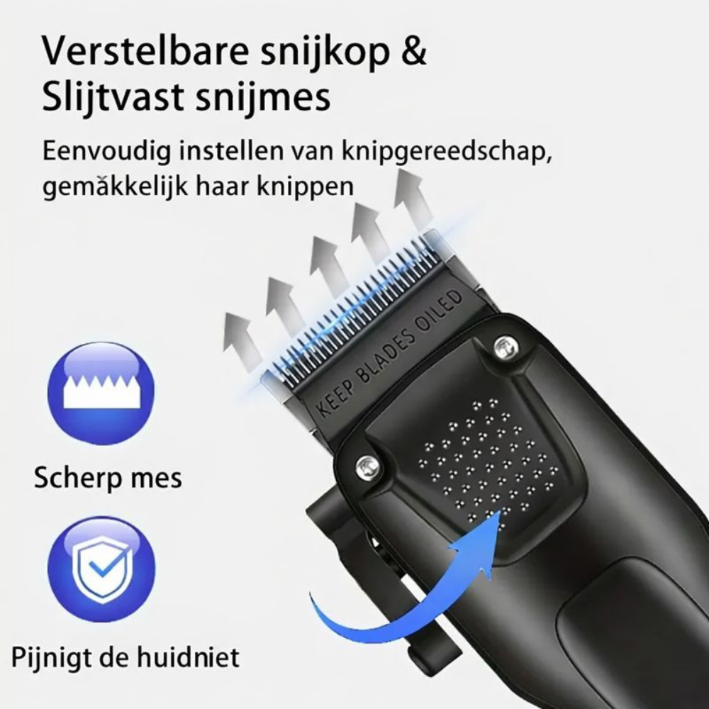 Haartrimmer Set Draadloos Professioneel Baard Haar Verzorging
