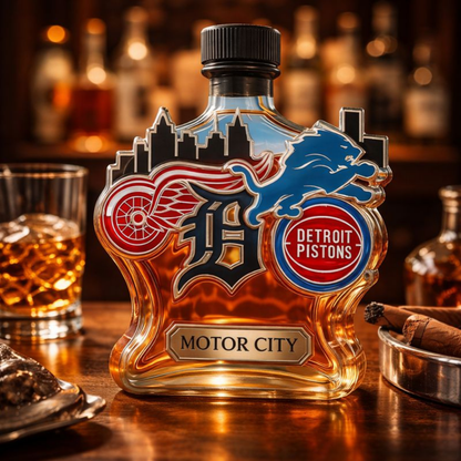 Whisky Collectie Fles Sportthema Glazen Decoratief Geschenk