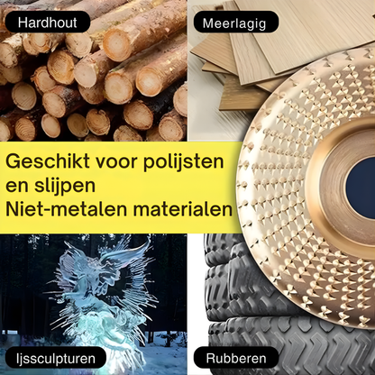 Slijpschijf Houtbewerking Tungstencarbide 3 In 1 Set
