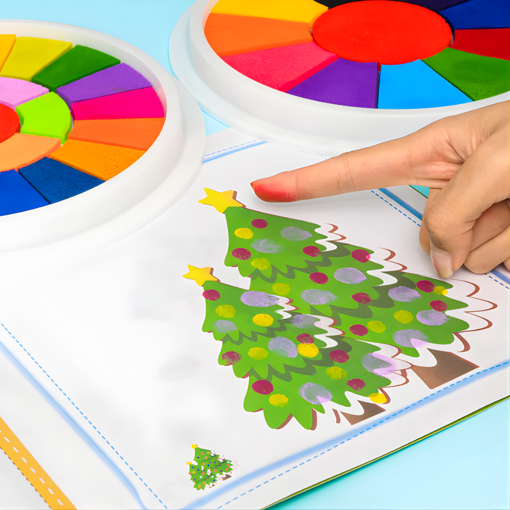 Vingerverf Kinderen Kleurboek Creatieve Verfset Speelgoed