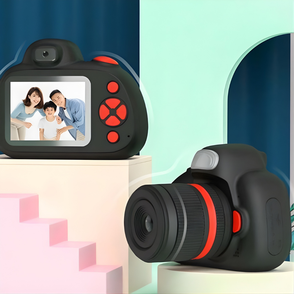 Digitale Kinder Camera Dubbele Lens Kindvriendelijk Ontwerp