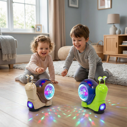 Speelgoed Baby Interactief Kruip Speeltje Muziek Licht Slak