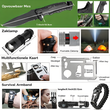 EHBO Kit Survival Noodset Outdoor Molle Tas Camping