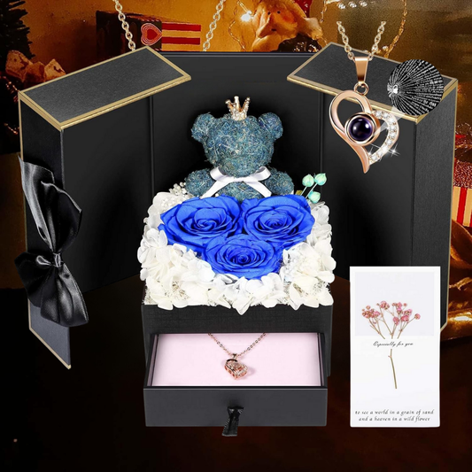 Cadeaubox Eeuwige Rozen Sieraden Geschenk Decoratief