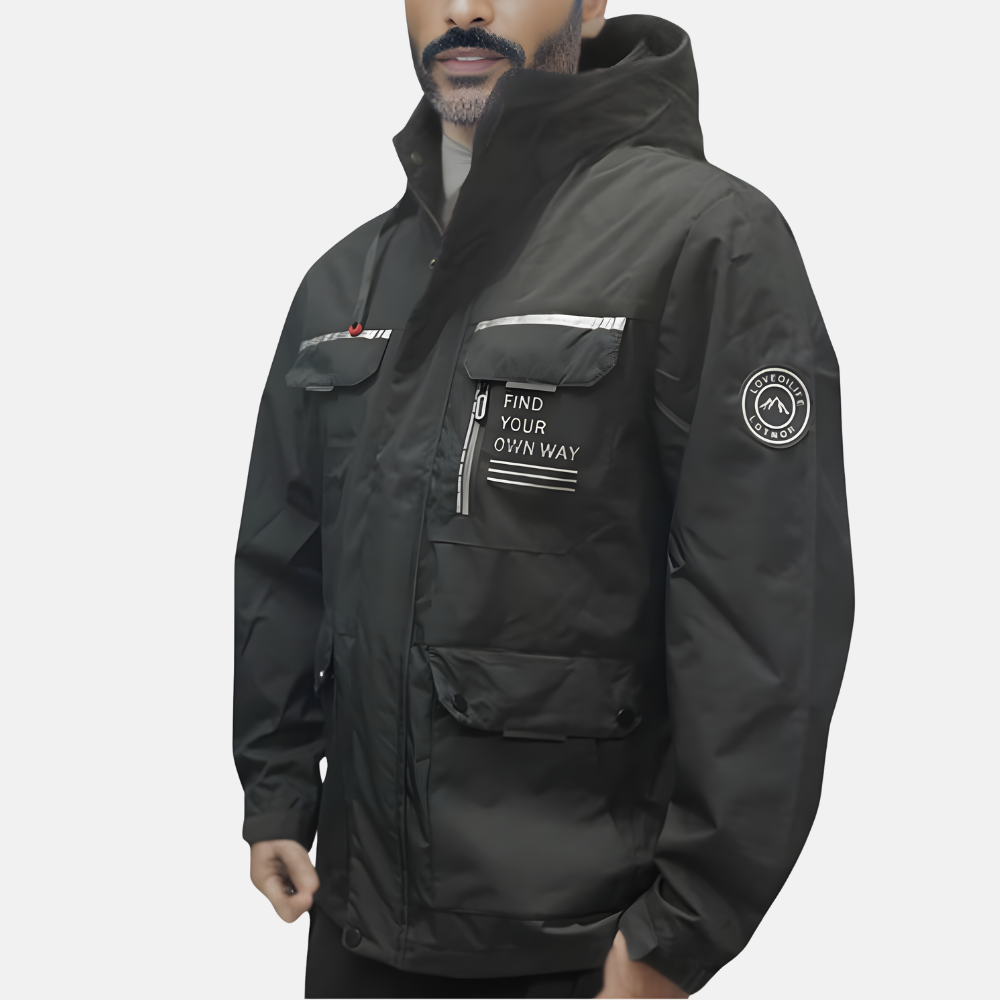 Winterjas Heren Waterdicht Jas Met Capuchon Winddicht Outdoor