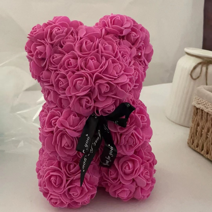 Decoratie Moderne Rozenbeer Kunststof Cadeaufiguur