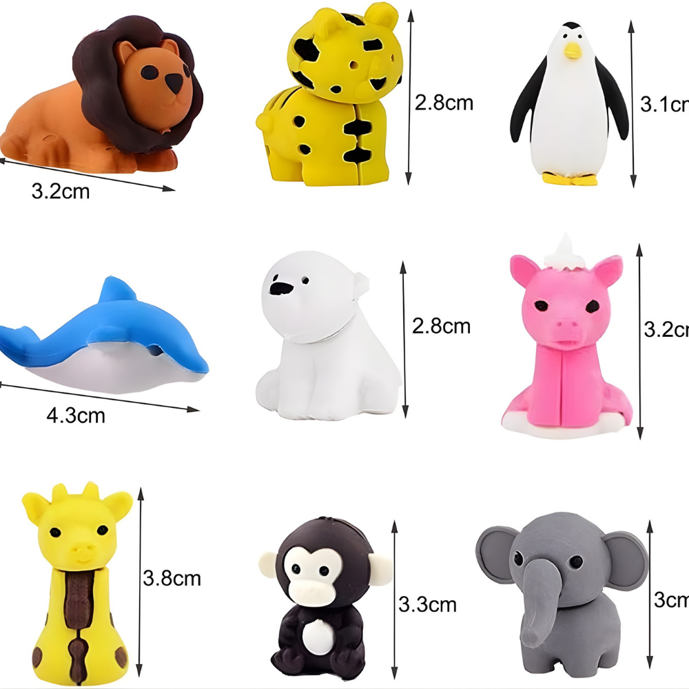 Dieren Gummen Mini Puzzel Educatief Speelgoed Kinderen