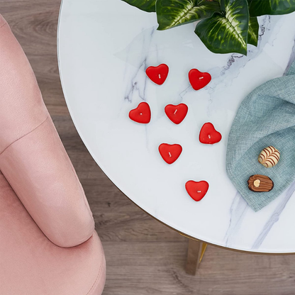 Theelichtjes Hartvormig Valentijnsdag Romantische Kaarsen Set