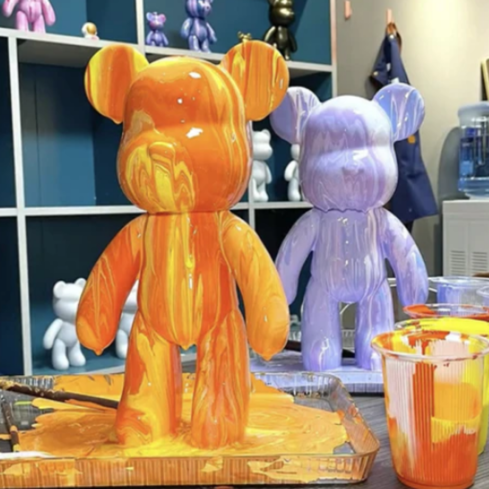 Wall Art Moderne Vinyl Teddy Decoratie Beeld
