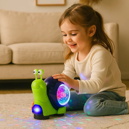 Speelgoed Baby Interactief Kruip Speeltje Muziek Licht Slak