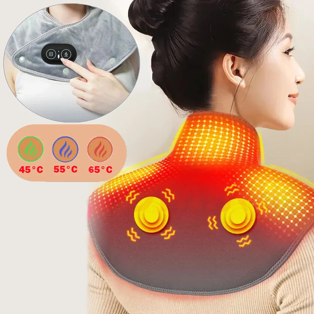 Nekmassage Apparaat Warmte Schouder Massage