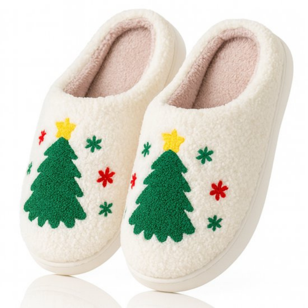 Pantoffels Dames Fleece Warm Hartdesign Valentijnsdag