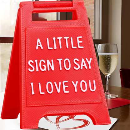 Cadeau Liefdesbordje Mini Opvouwbaar Tafel Decoratie