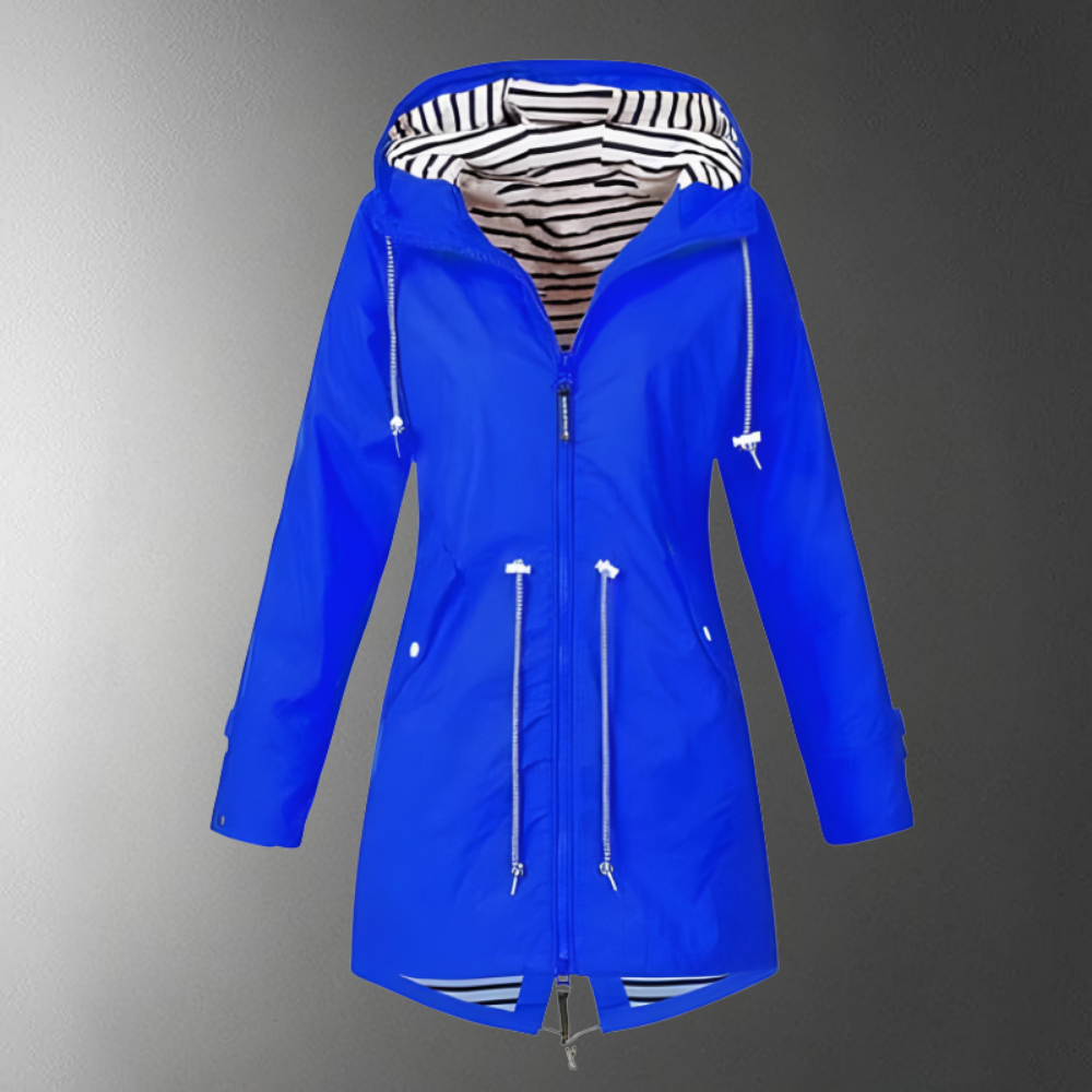 Regenjas Dames Lang Waterdicht Capuchon