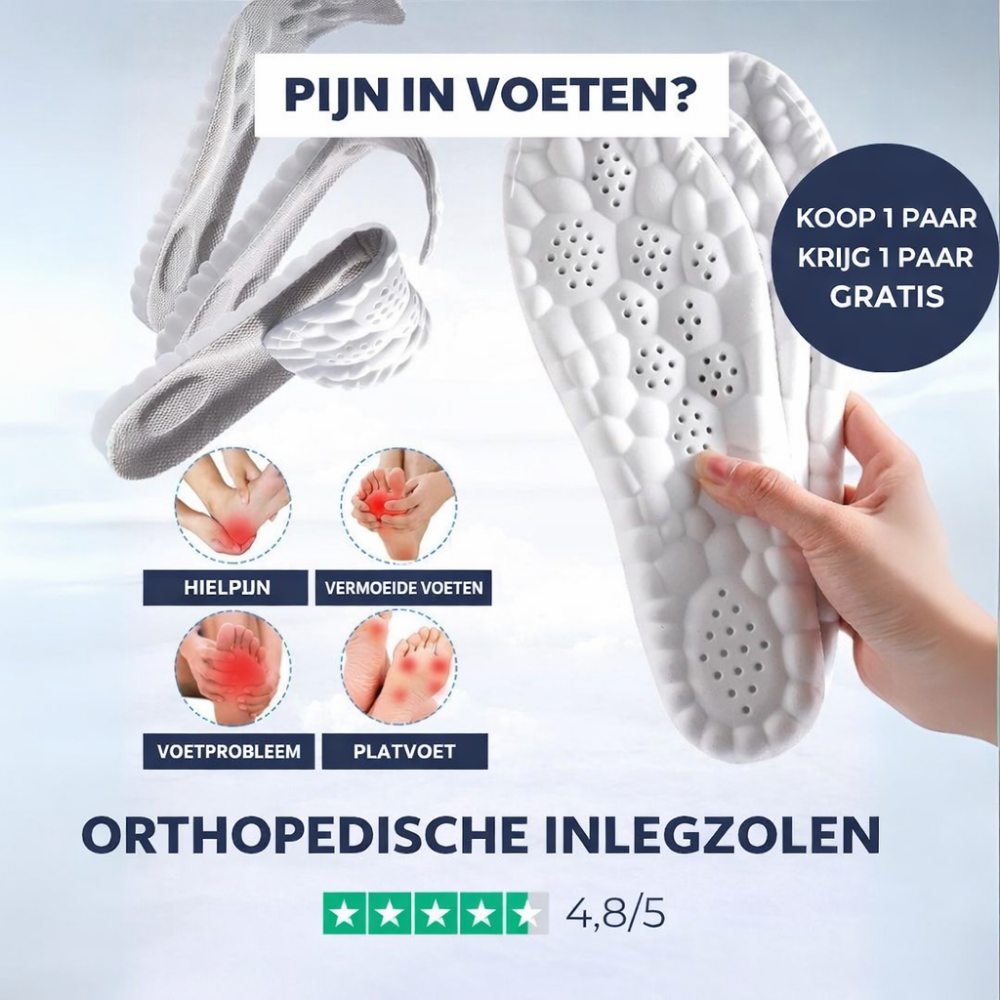 Inlegzolen Orthopedisch 4D Comfort Hielspoor