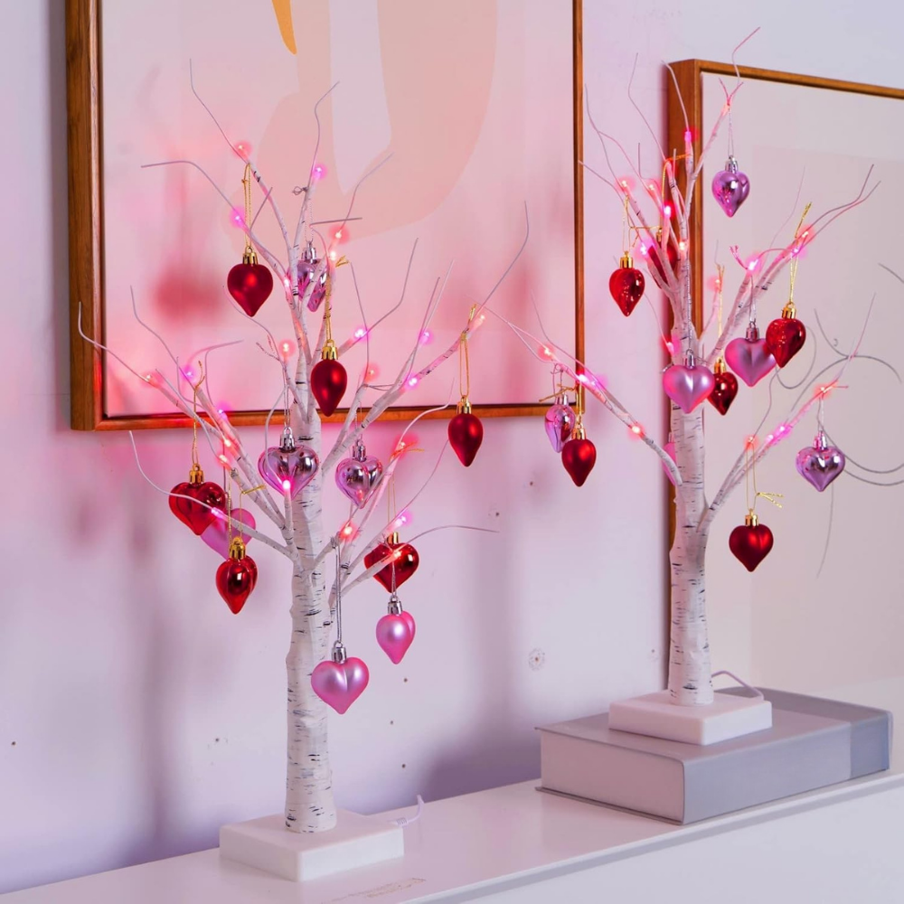 Tafelverlichting Decoratieve Led Boom Hartvormige Ornamenten