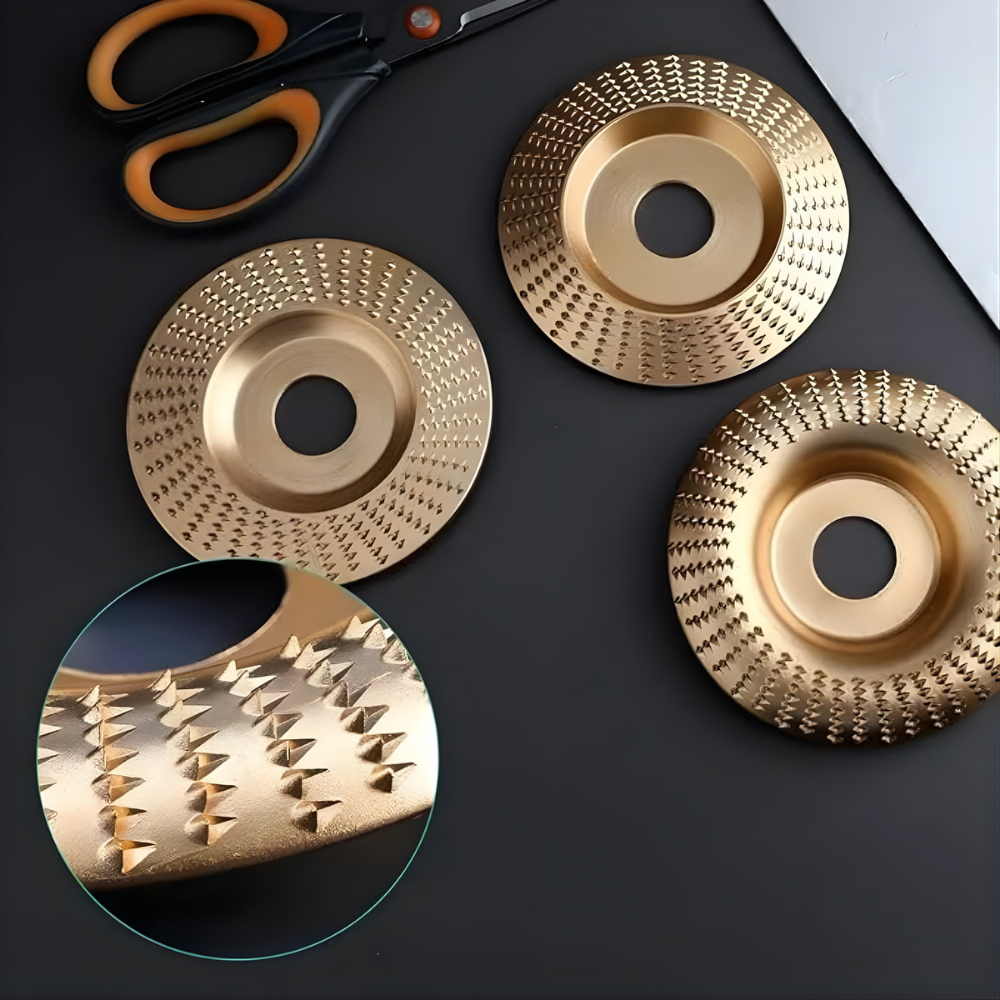 Slijpschijf Houtbewerking Tungstencarbide 3 In 1 Set