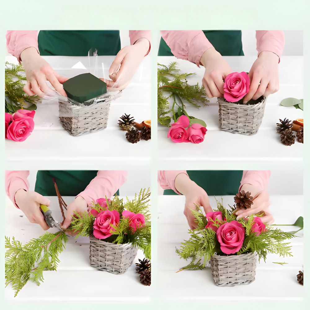 Bloemschikken Bloemschuim Blokken Groen Waterabsorberend Florist