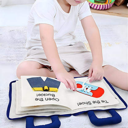 Montessori Activiteitenboek Stoffen Leerboek Peuters Vaardigheden